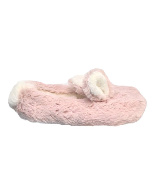 A Pink Slippers from Jamie Kay in size 18-24M for girl. (Front View)