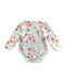 A Multicolour Long Sleeve Bodysuits from Mori in size 3-6M for neutral. (Back View)