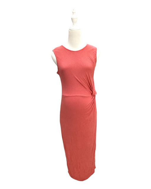 A Pink Sleeveless Dresses from Ripe in size Maternity-M for maternity. (Front View)