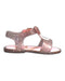 A Pink Sandals from Mini Melissa in size 3T for girl. (Front View)