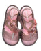 A Pink Sandals from Mini Melissa in size 3T for girl. (Back View)