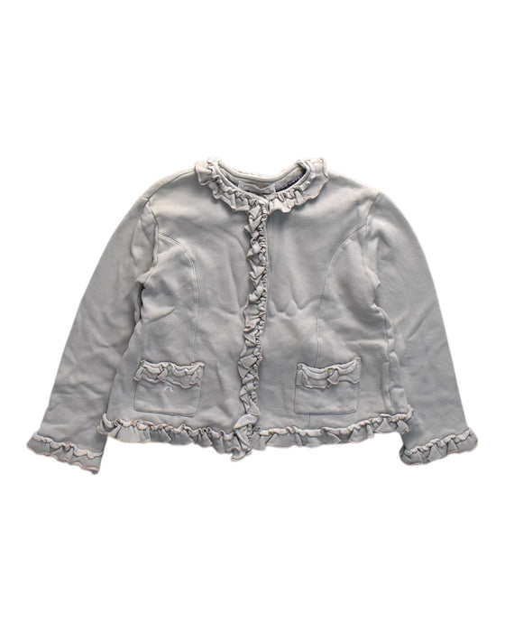 A White Lightweight Jackets from Chateau de Sable in size 12Y for girl. (Front View)