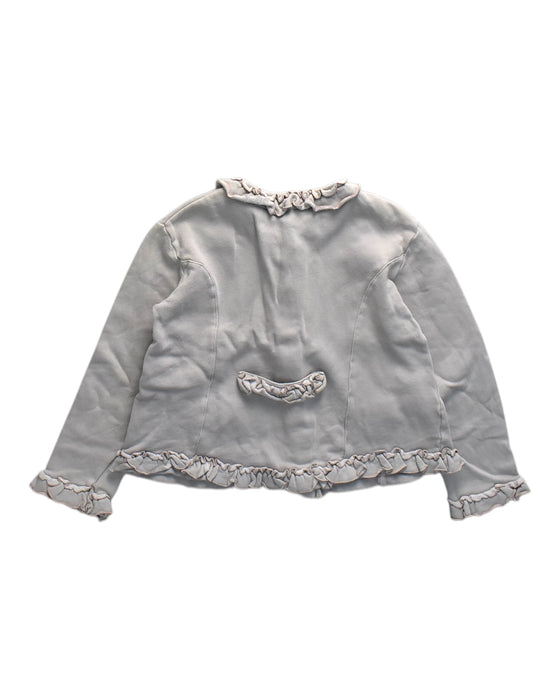 A White Lightweight Jackets from Chateau de Sable in size 12Y for girl. (Back View)