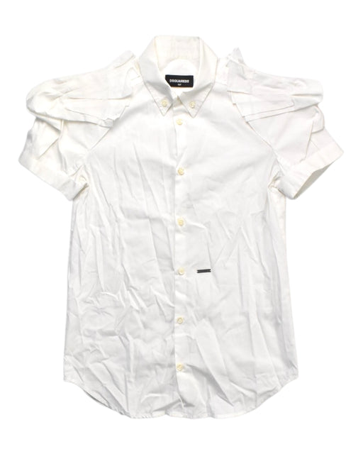 A White Short Sleeve Shirts from DSquared2 in size 14Y for girl. (Front View)