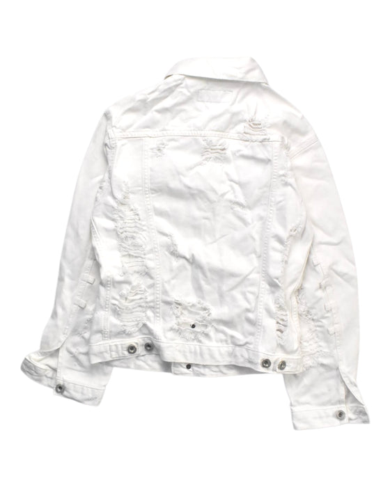 A White Lightweight Jackets from Diesel in size 12Y for girl. (Back View)