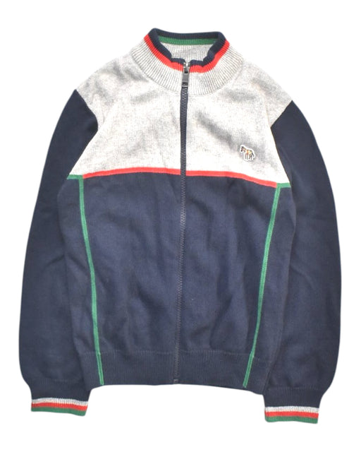 A Multicolour Zippered Sweatshirts from Paul Smith in size 8Y for boy. (Front View)
