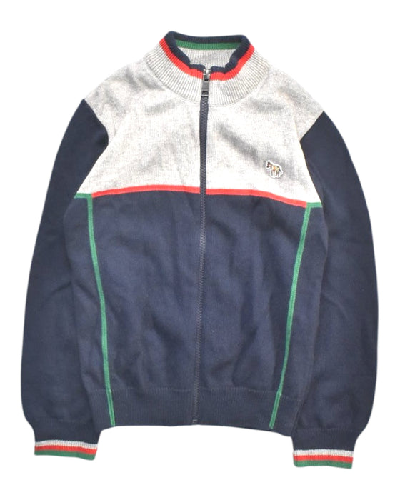 A Multicolour Zippered Sweatshirts from Paul Smith in size 8Y for boy. (Front View)