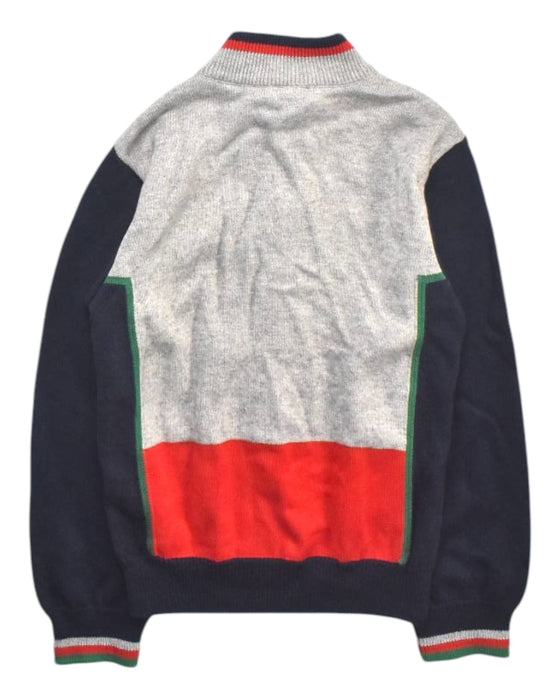 A Multicolour Zippered Sweatshirts from Paul Smith in size 8Y for boy. (Back View)