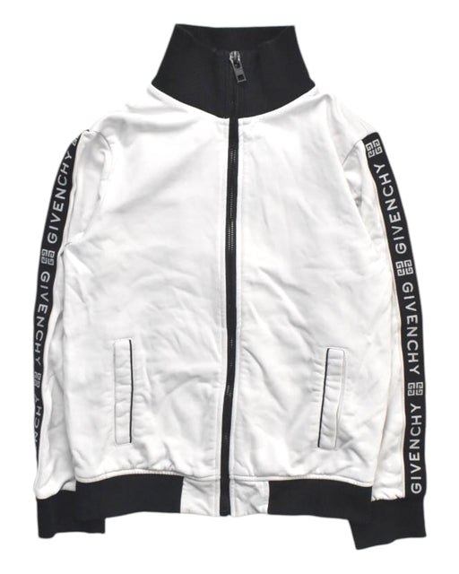 A Black Lightweight Jackets from Givenchy in size 8Y for boy. (Front View)