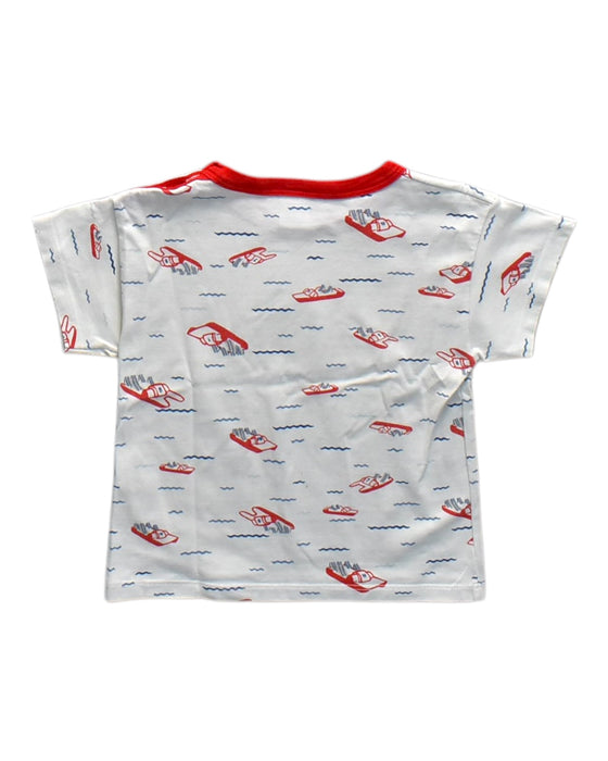 A Multicolour Short Sleeve T Shirts from Petit Bateau in size 3T for neutral. (Back View)