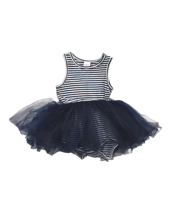 A Navy Sleeveless Dresses from Seed in size 18-24M for girl. (Front View)
