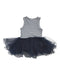 A Navy Sleeveless Dresses from Seed in size 18-24M for girl. (Back View)