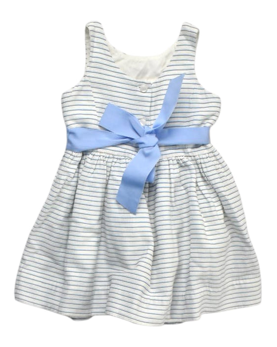 A White Sleeveless Dresses from Polo Ralph Lauren in size 2T for girl. (Back View)