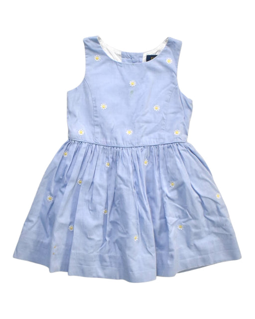 A Blue Sleeveless Dresses from Polo Ralph Lauren in size 2T for girl. (Front View)