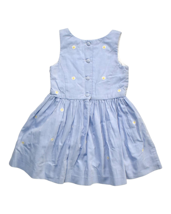 A Blue Sleeveless Dresses from Polo Ralph Lauren in size 2T for girl. (Back View)