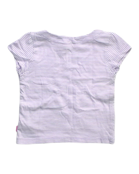 A Purple Short Sleeve Tops from Jojo Maman Bébé in size 12-18M for girl. (Back View)
