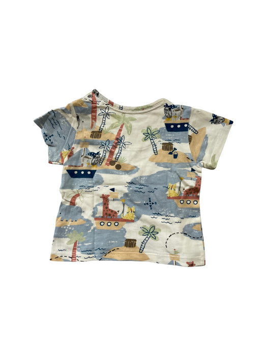 A Multicolour Short Sleeve T Shirts from Mothercare in size 3-6M for boy. (Back View)