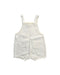 A Ivory Overall Shorts from Seed in size 12-18M for girl. (Back View)
