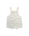 A Ivory Overall Shorts from Seed in size 12-18M for girl. (Back View)