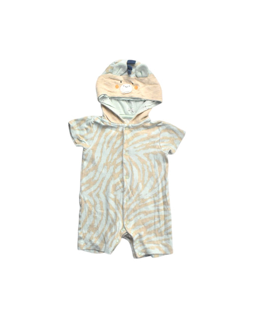 A Beige Short Sleeve Rompers from Mothercare in size 3-6M for boy. (Front View)