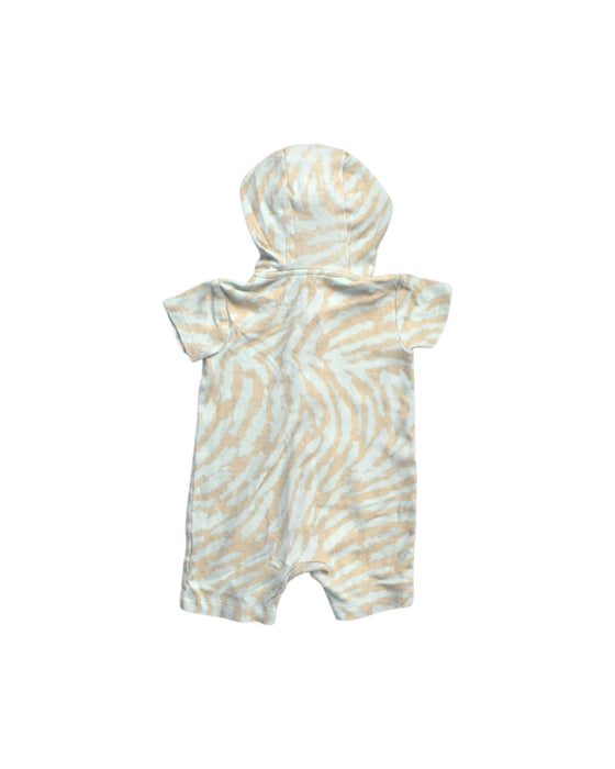 A Beige Short Sleeve Rompers from Mothercare in size 3-6M for boy. (Back View)