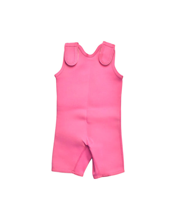 A Pink Wetsuits from Konfidence in size 2T for girl. (Back View)