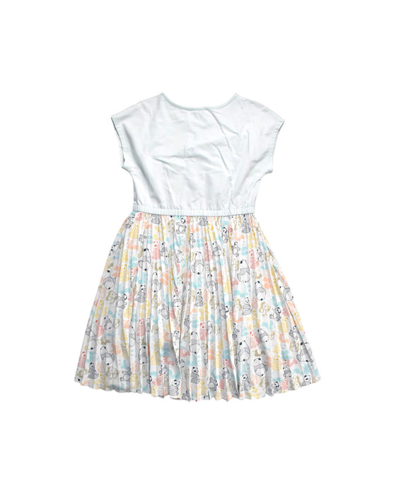 A Multicolour Short Sleeve Dresses from Miss Elly in size 12Y for girl. (Back View)