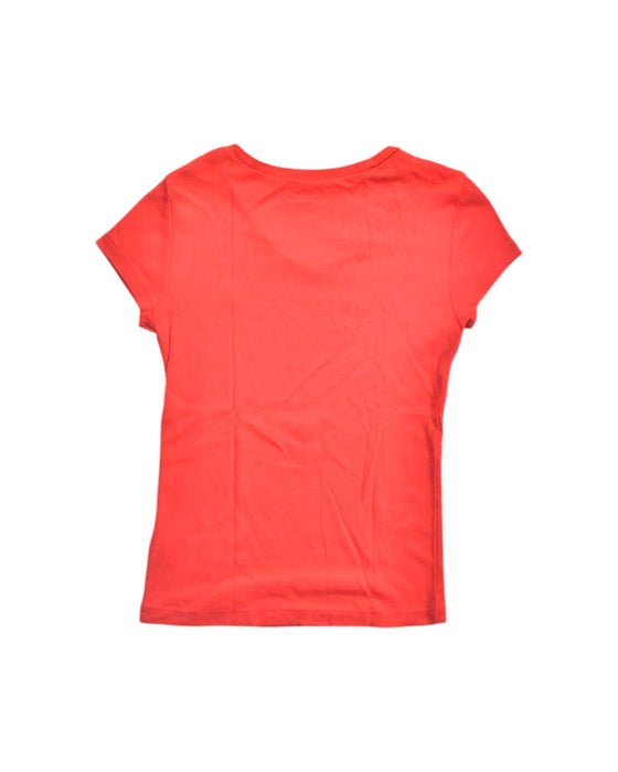 A Red Short Sleeve T Shirts from Polo Ralph Lauren in size 8Y for girl. (Back View)