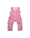 A Multicolour Long Overalls from Roses & Rhinos in size 10Y for girl. (Front View)