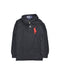 A Black Long Sleeve Polos from Polo Ralph Lauren in size 2T for boy. (Front View)