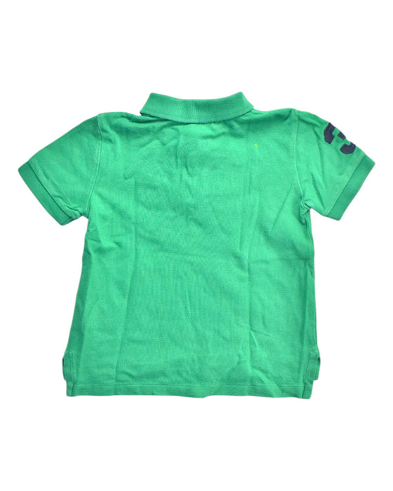A Green Short Sleeve Polos from Polo Ralph Lauren in size 2T for boy. (Back View)