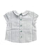 A White Short Sleeve Shirts from Chateau de Sable in size 3-6M for girl. (Back View)