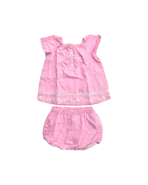 A Pink Shorts Sets from Ralph Lauren in size 6-12M for girl. (Front View)