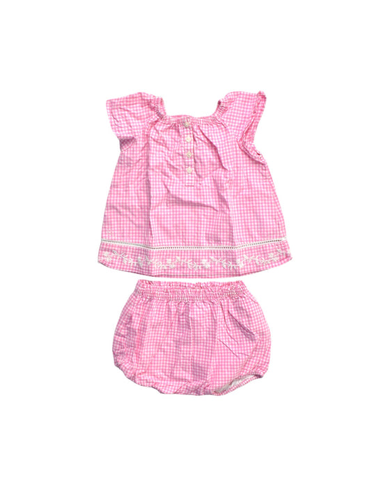 A Pink Shorts Sets from Ralph Lauren in size 6-12M for girl. (Front View)