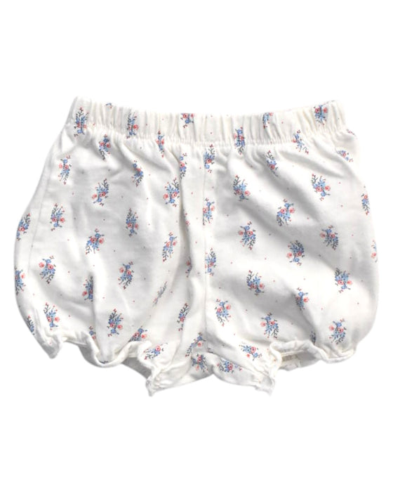 A White Bloomers from Mothercare in size 0-3M for girl. (Front View)