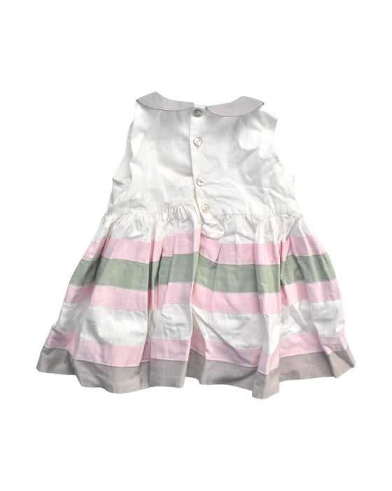 A Multicolour Sleeveless Dresses from Chateau de Sable in size 6-12M for girl. (Back View)