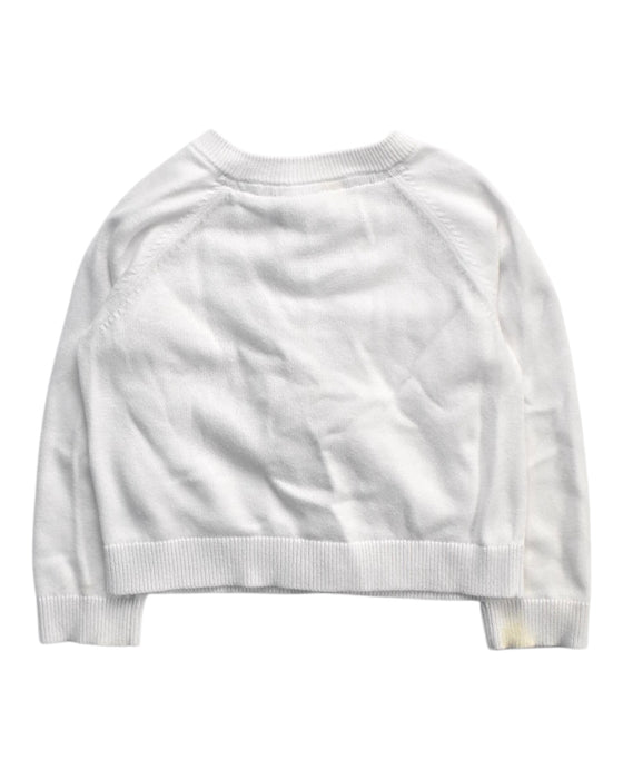 A White Cardigans from Vineyard Vines in size 12-18M for girl. (Back View)