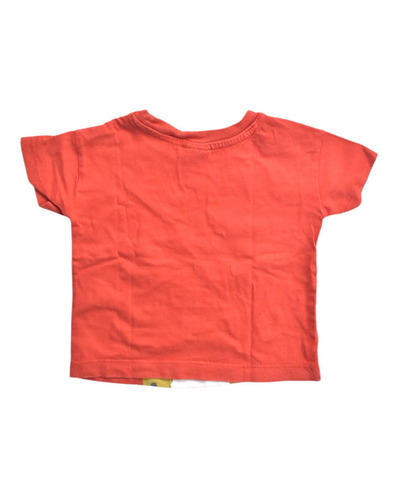 A Red Short Sleeve T Shirts from Hanna Andersson in size 12-18M for girl. (Back View)