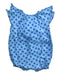 A Blue Short Sleeve Rompers from Tea in size 12-18M for girl. (Back View)