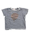 A Navy Short Sleeve T Shirts from Seed in size 12-18M for girl. (Front View)