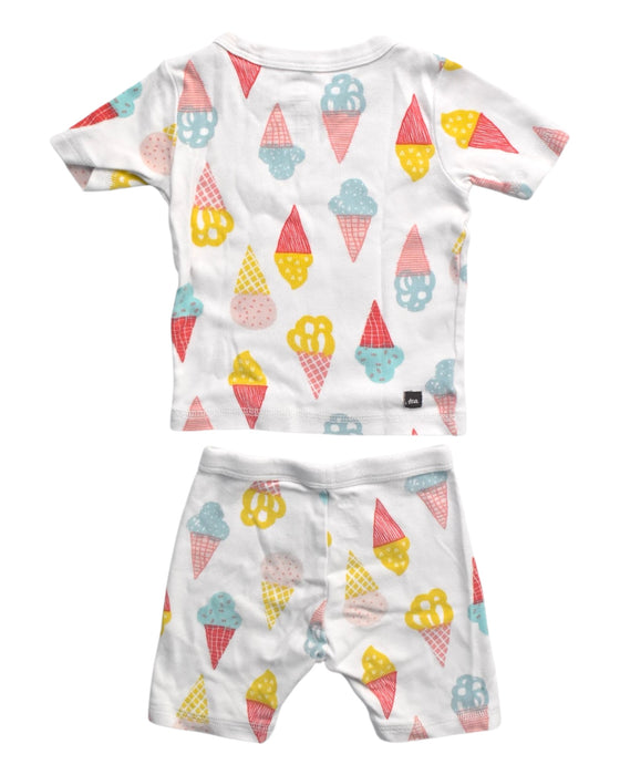 A Multicolour Shorts Sets from Tea in size 18-24M for girl. (Back View)