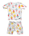 A Multicolour Shorts Sets from Tea in size 18-24M for girl. (Back View)