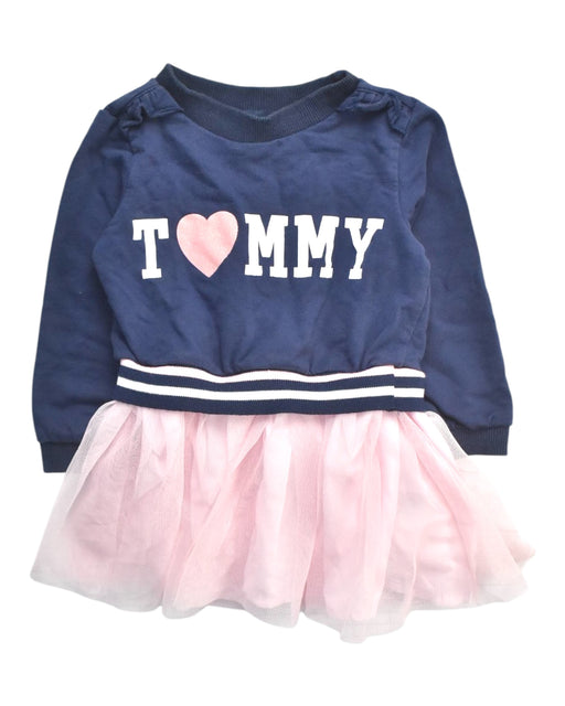 A Navy Long Sleeve Dresses from Tommy Hilfiger in size 2T for girl. (Front View)