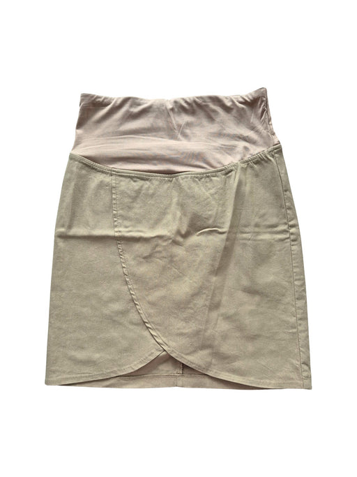 A Beige Short Skirts from Bove in size S for maternity. (Front View)