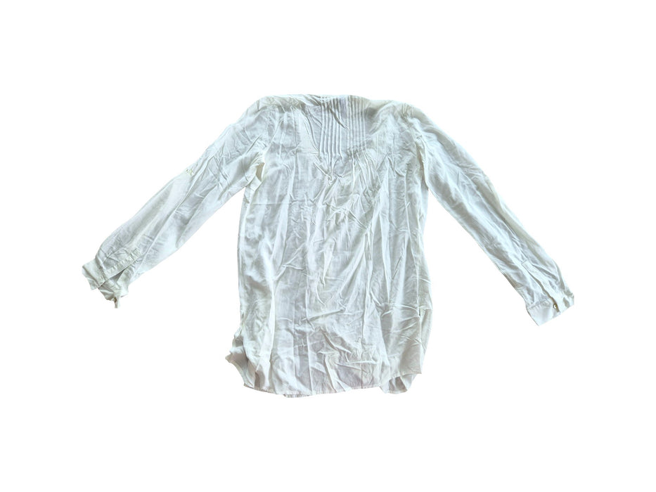 A White Long Sleeve Shirts from Seraphine in size S for maternity. (Back View)