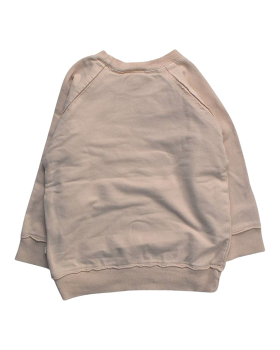 A Beige Crewneck Sweatshirts from 1 + in the family in size 18-24M for girl. (Back View)