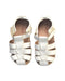 A White Sandals from Seed in size 4T for girl. (Back View)