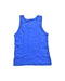 A Blue Sleeveless T Shirts from Petit Bateau in size 6T for boy. (Back View)