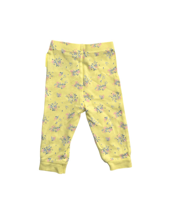 A Yellow Leggings from Mothercare in size 3-6M for girl. (Back View)