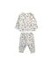 A Multicolour Pyjama Sets from Mothercare in size 3-6M for boy. (Back View)